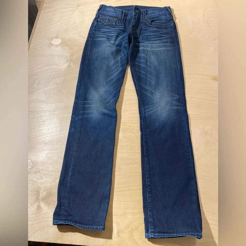 True Religion Ricky Relaxed Straight Jeans size 28 x 33 (LQ)